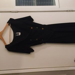 Frank Lyman Black with Gold button jumpsuit